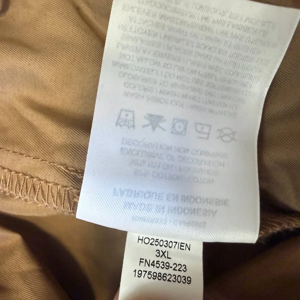 Jordan Essentials Woven Pants Archaeo Brown Pockets Men's size 3XL